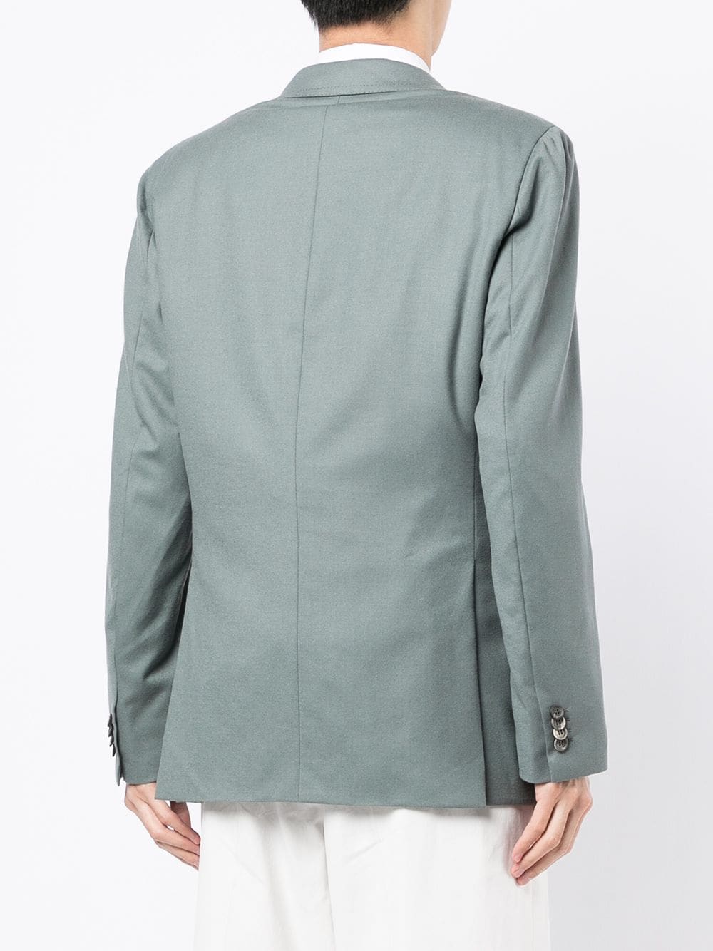 Fitted Double-Breasted Blazer