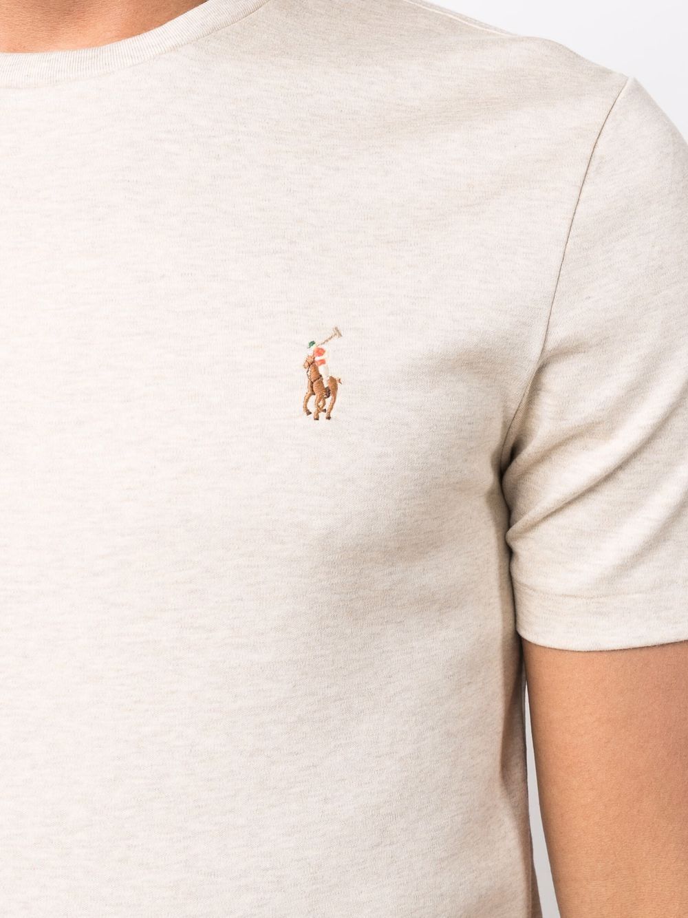 Polo Pony logo embroidered T-shirt