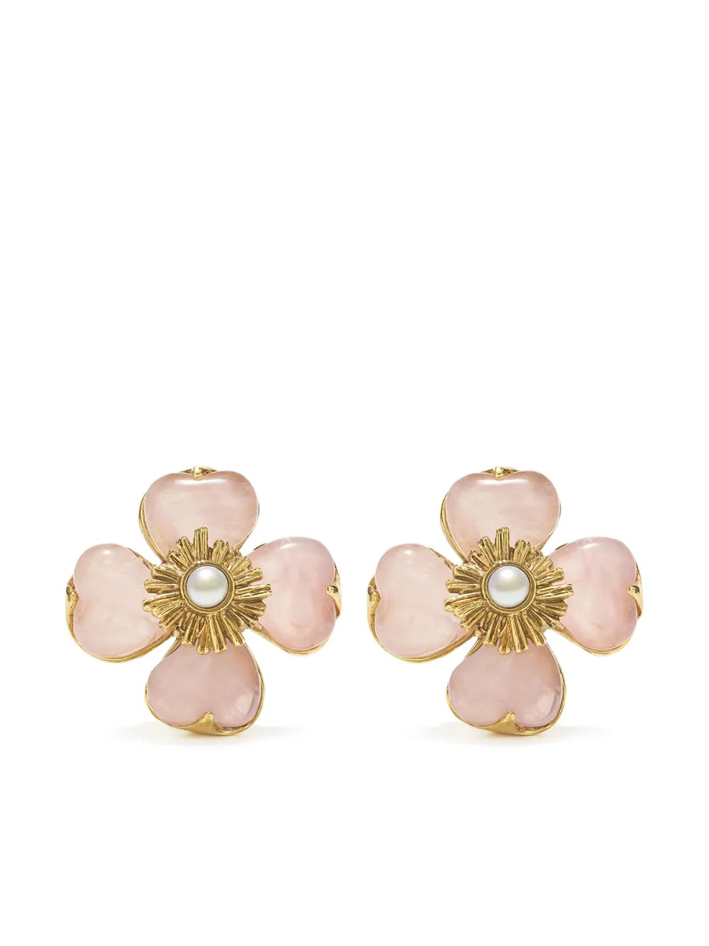 Trefle Quartz Earrings