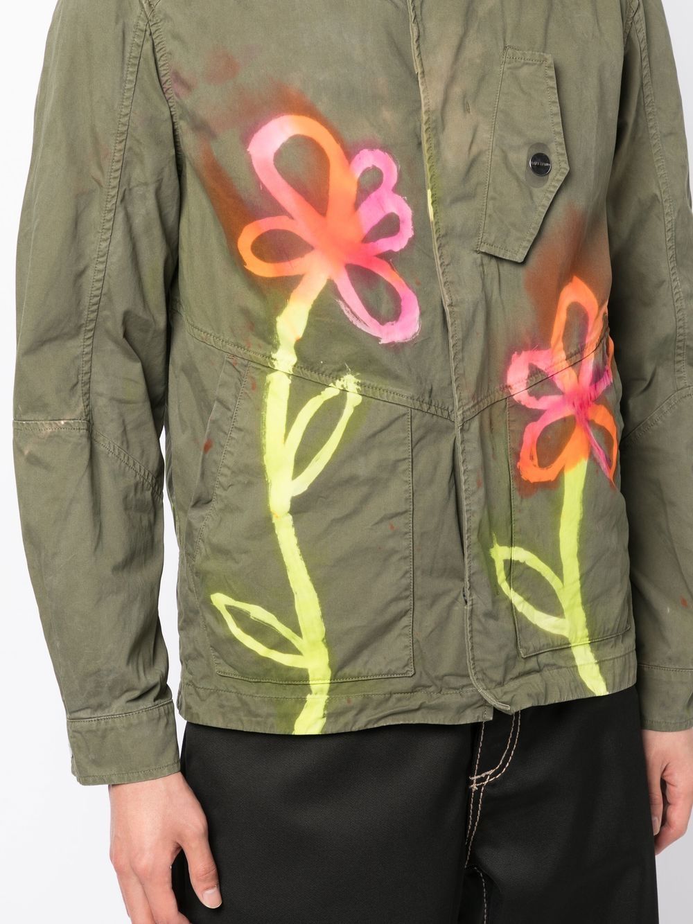 Floral Button-Down Jacket