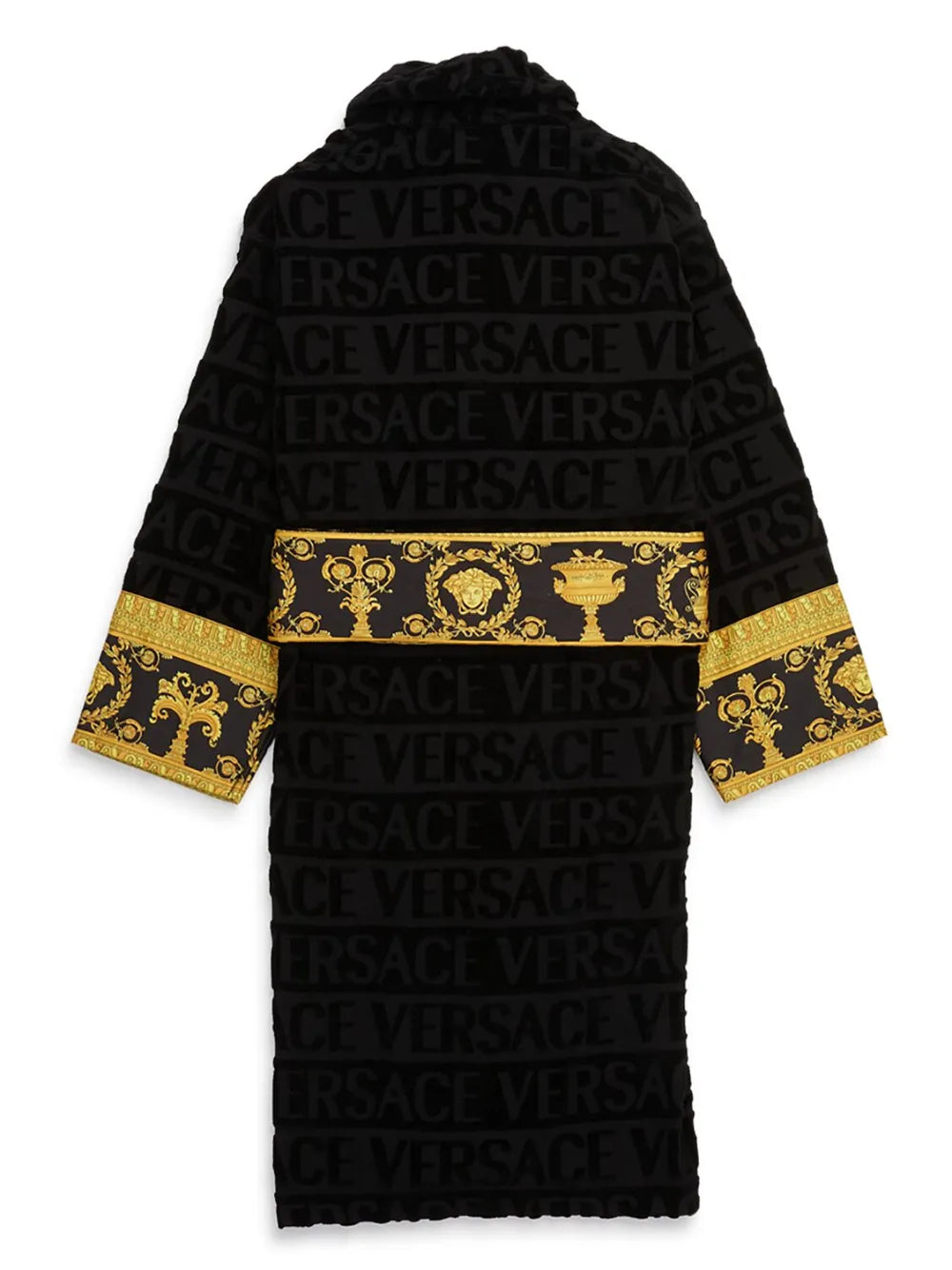 Barocco-print dressing gown