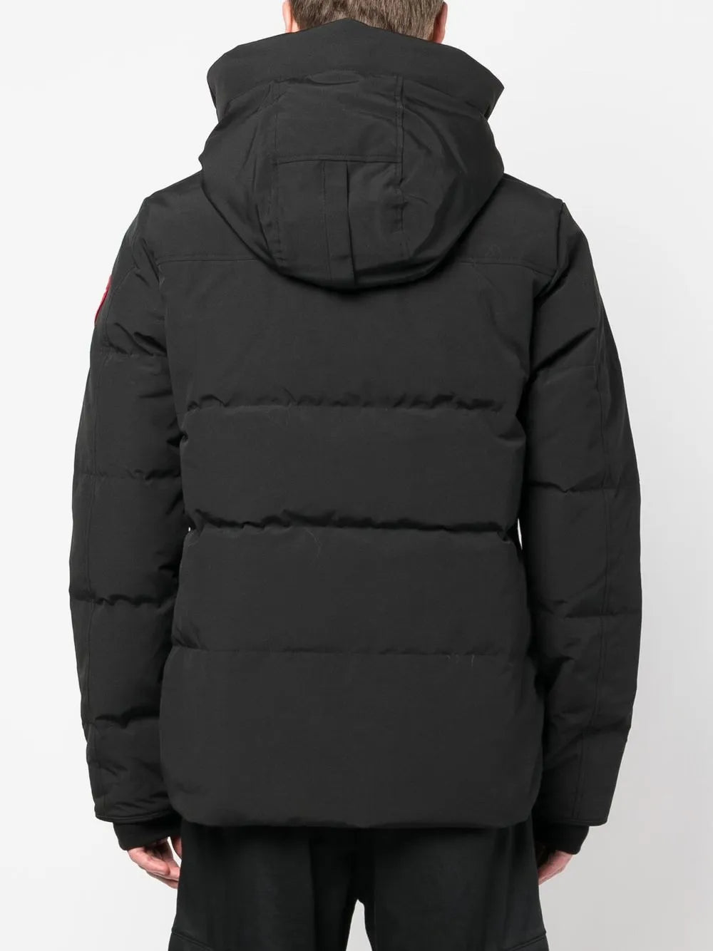 quilted hooded jacket