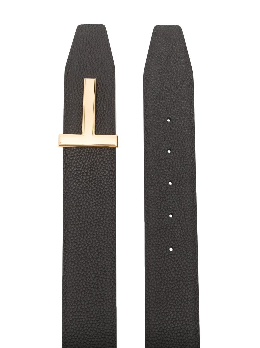 Ridge T leather belt