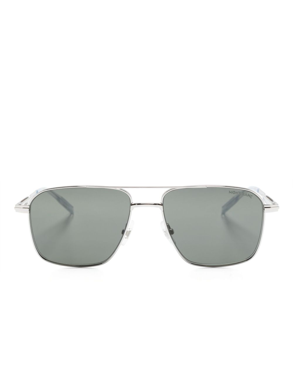 logo-plaque square-frame sunglasses