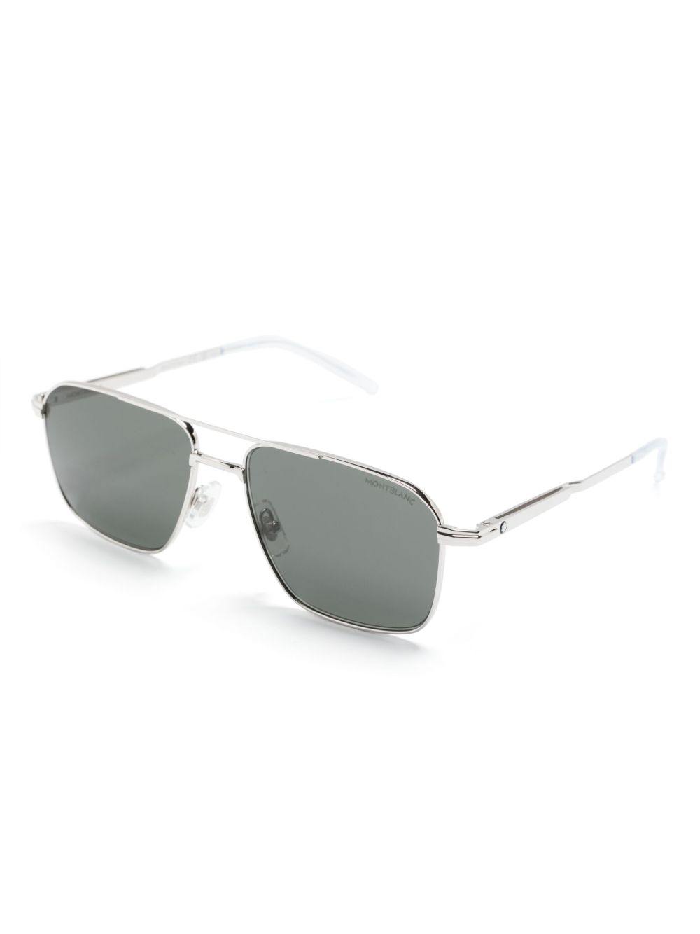 logo-plaque square-frame sunglasses
