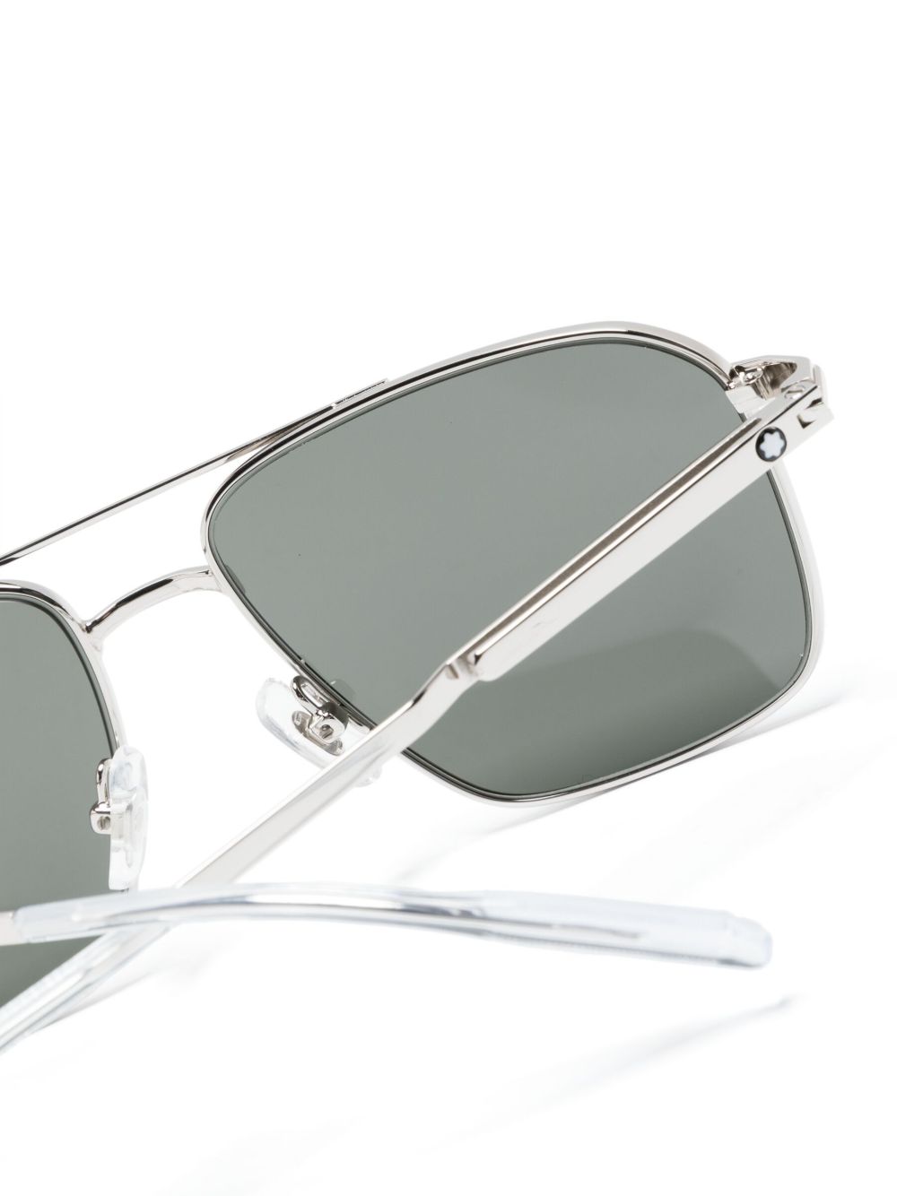 logo-plaque square-frame sunglasses