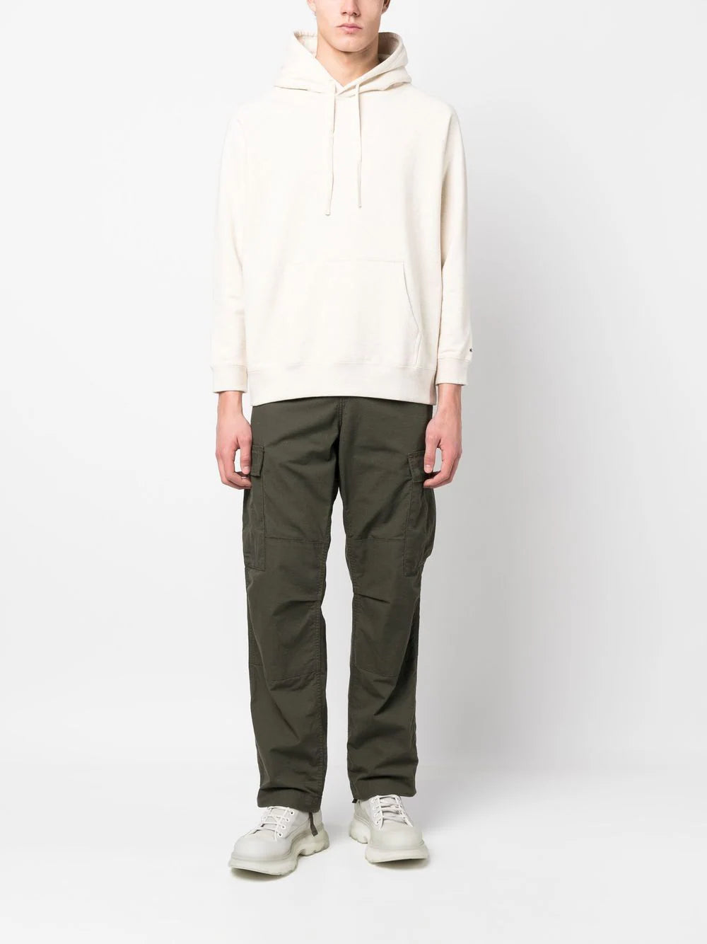 Logo-Embroidered Cotton Hoodie