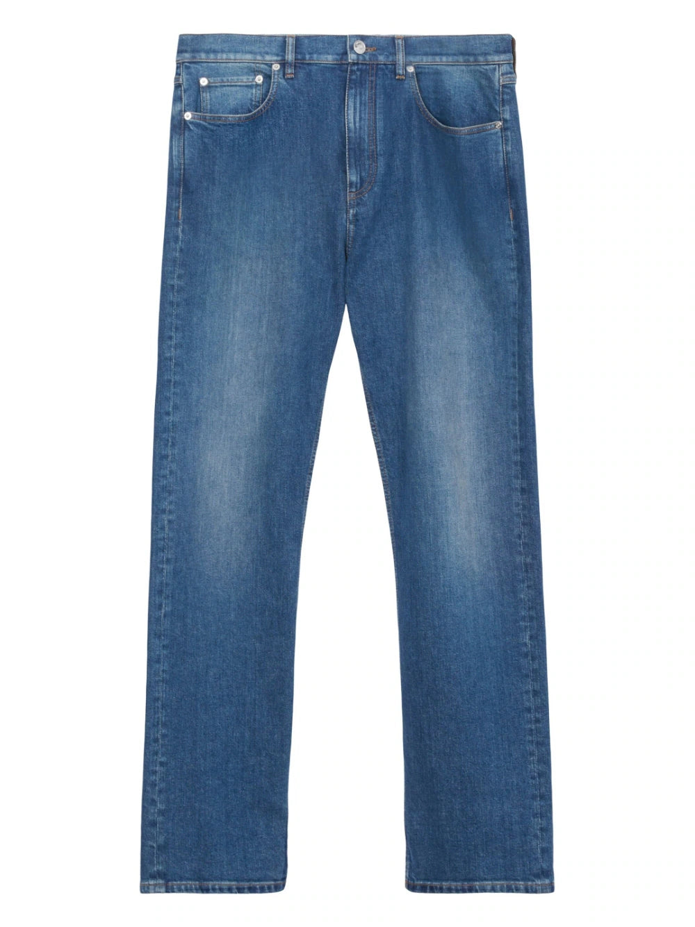 Monogram Straight-Leg Jeans