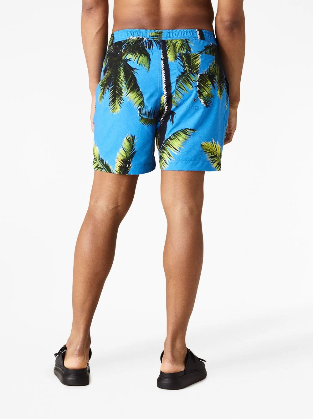 Palm Tree-Print Swim Shorts