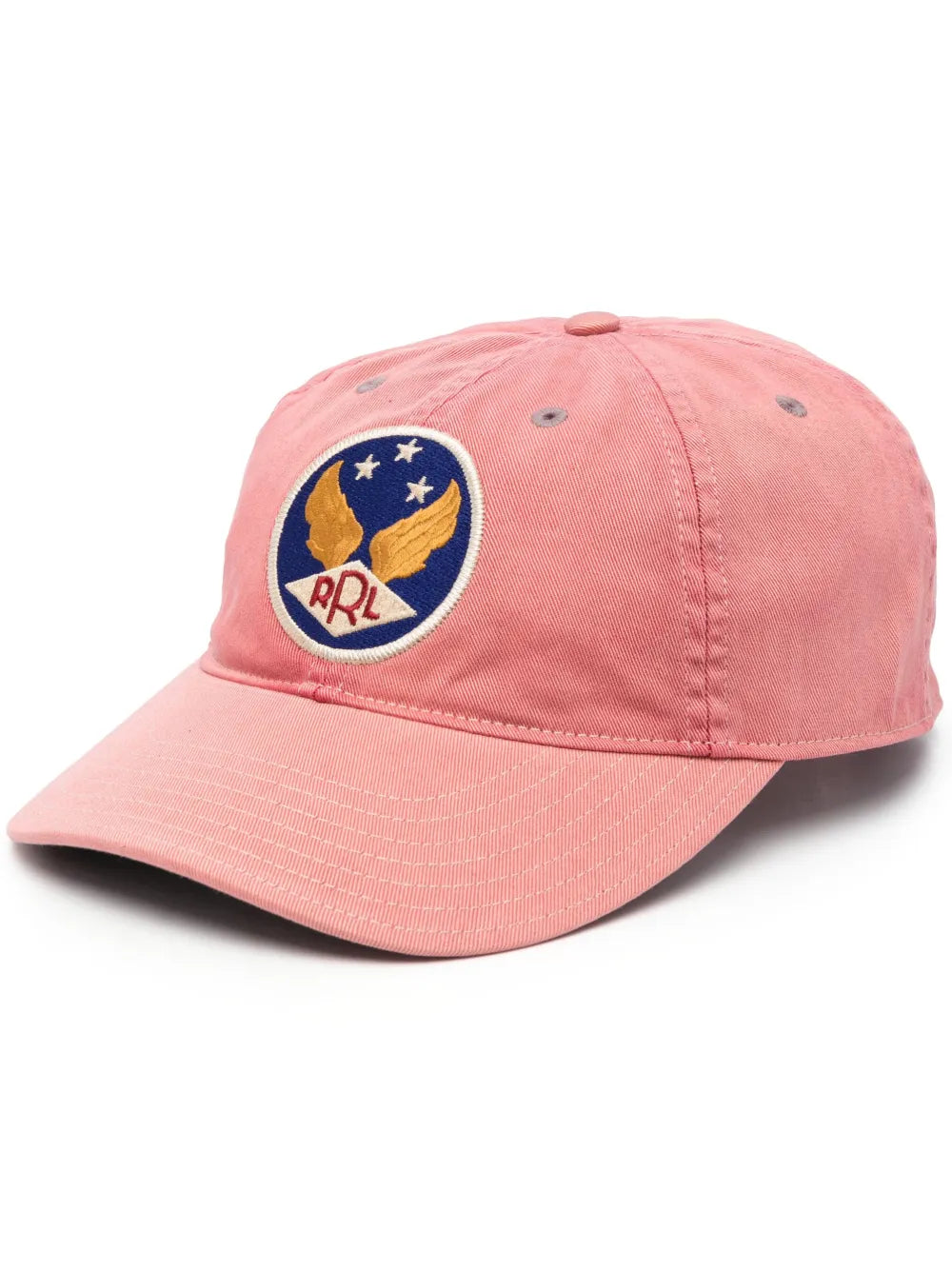 logo-patch washed baseball cap