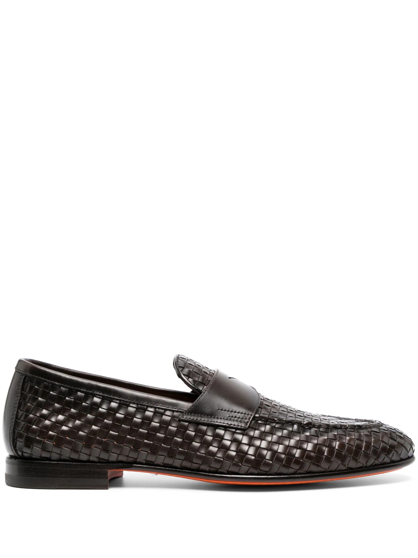 Interwoven-Design Loafers