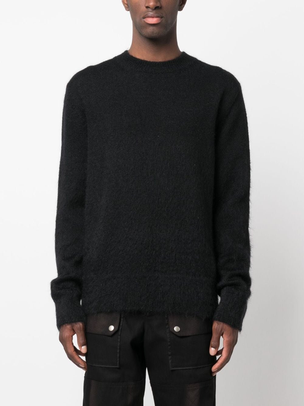 Arrow Intarsia Crew-Neck Jumper