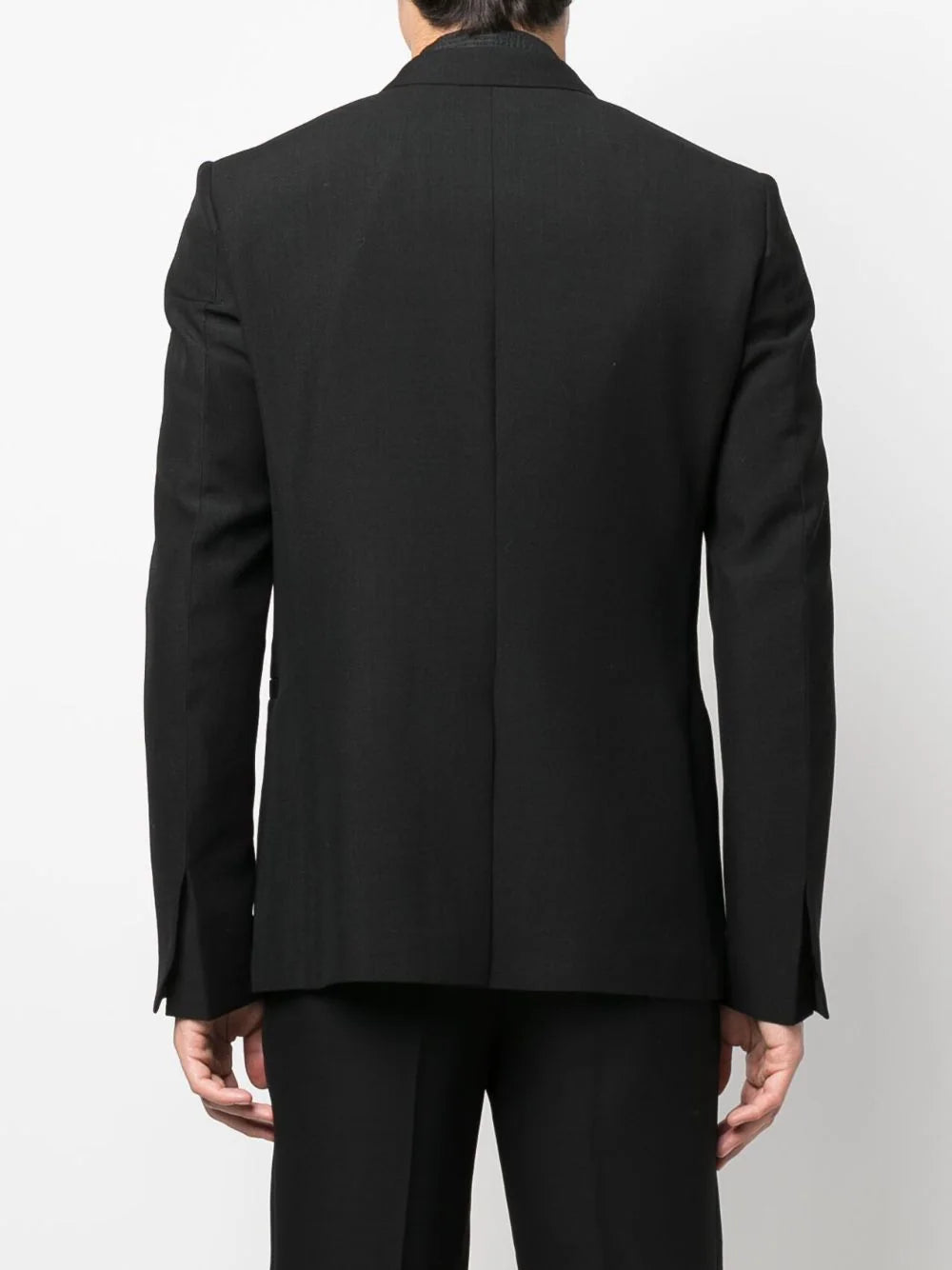 Padlock-Fastening Notched Lapels Blazer