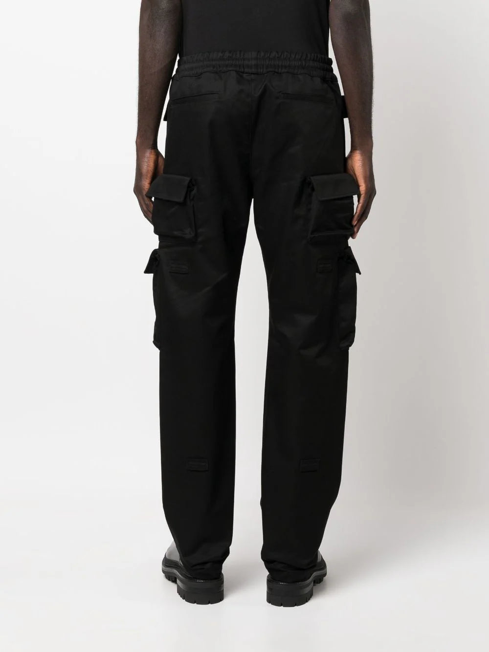 Multi-Pocket Cotton Cargo Trousers