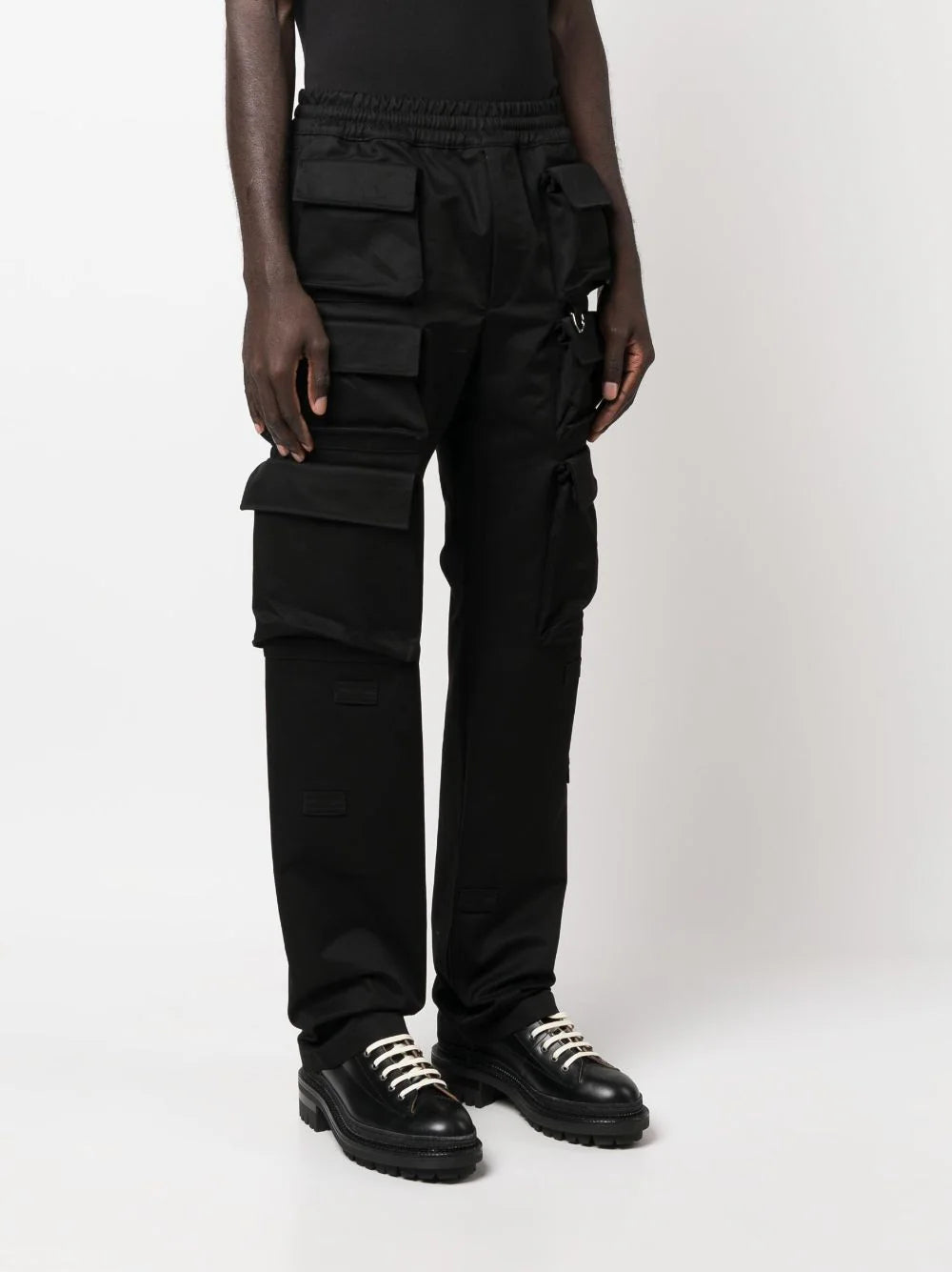 Multi-Pocket Cotton Cargo Trousers