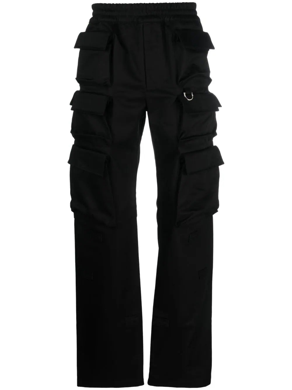 Multi-Pocket Cotton Cargo Trousers