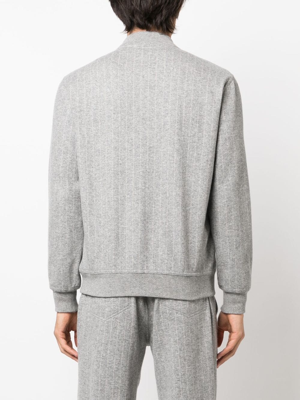 Zip-Up Cashmere-Blend Cardigan