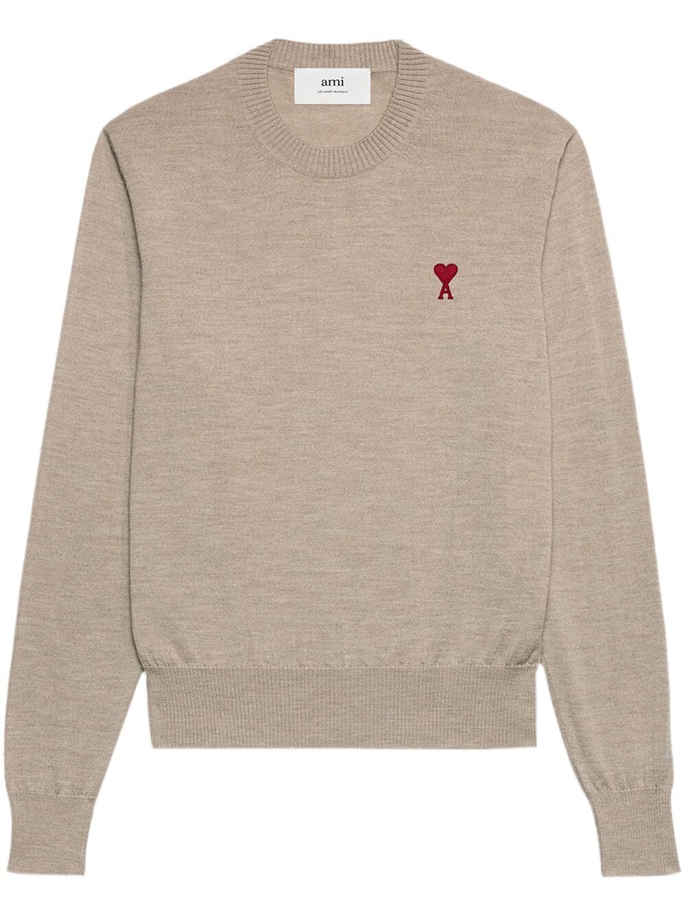 Logo-Embroidered Wool Jumper