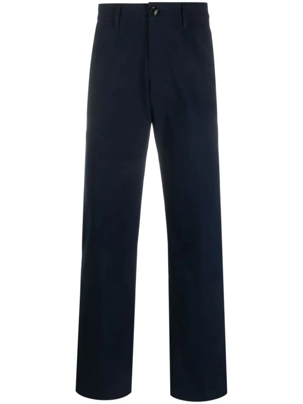 Straight-Leg Cotton Trousers