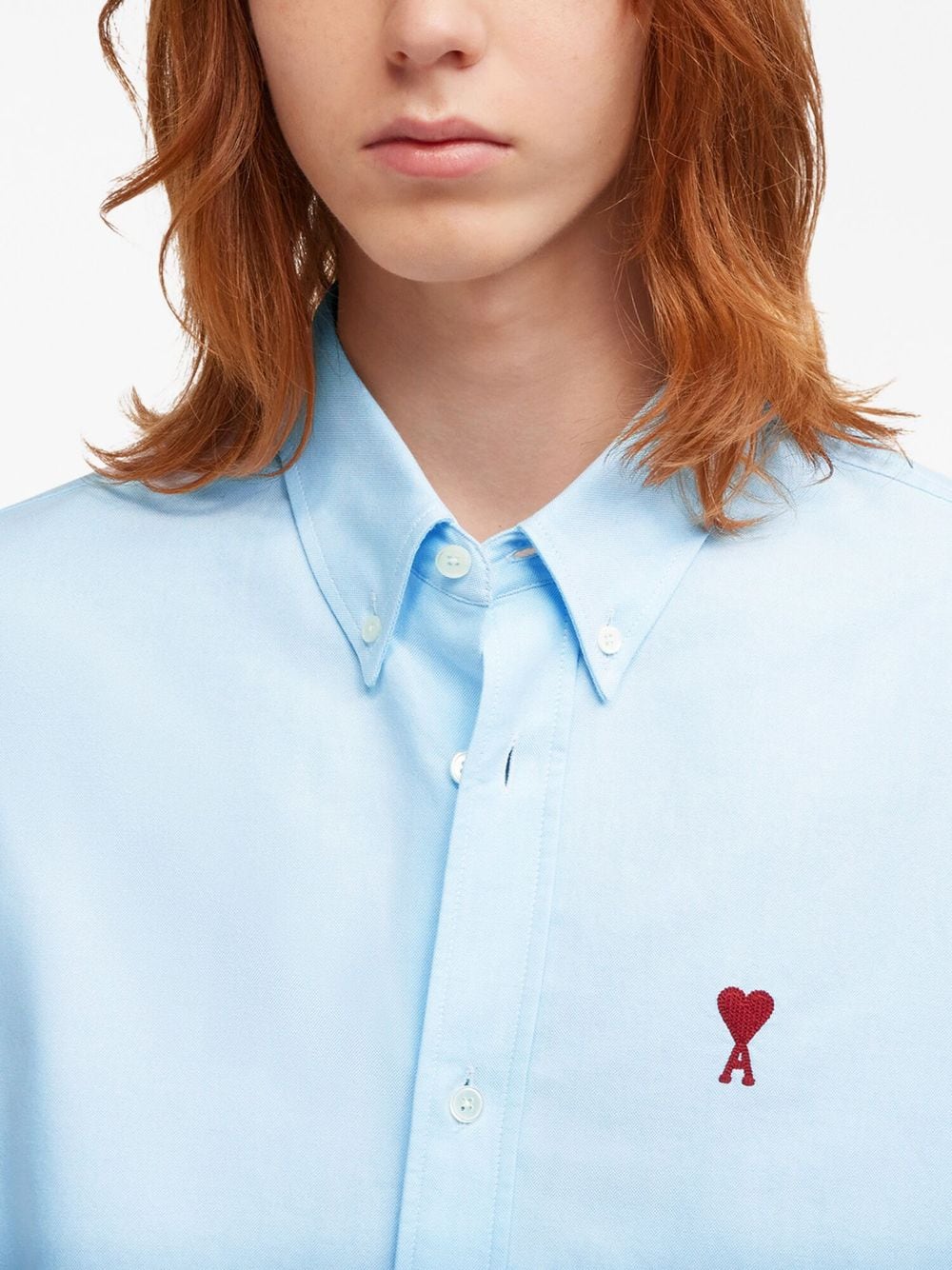 Logo-Embroidered Poplin Shirt