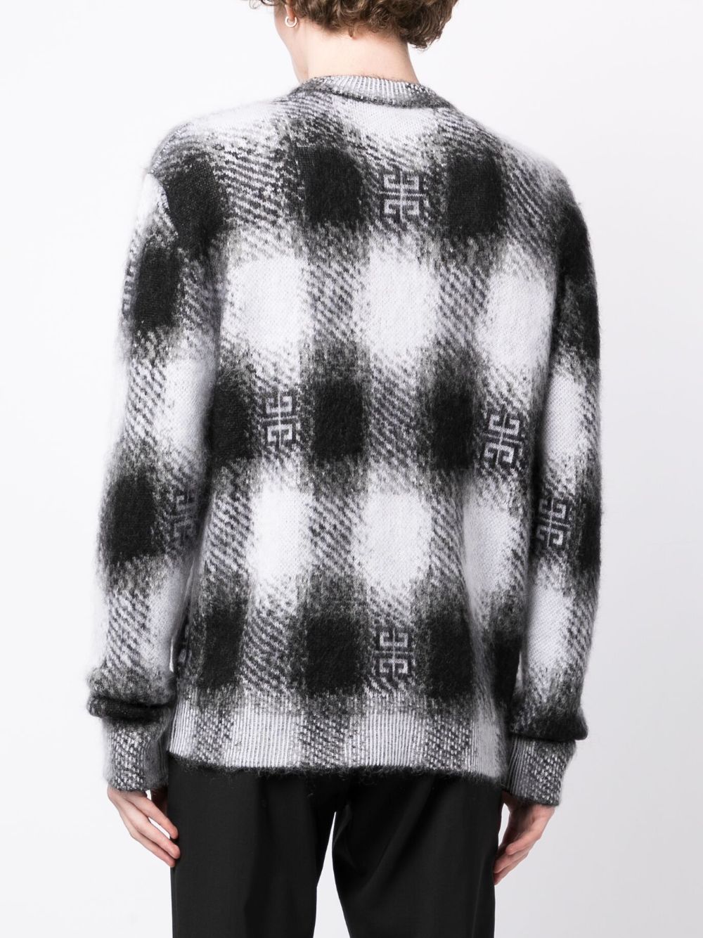 4G-Motif Checked Jumper