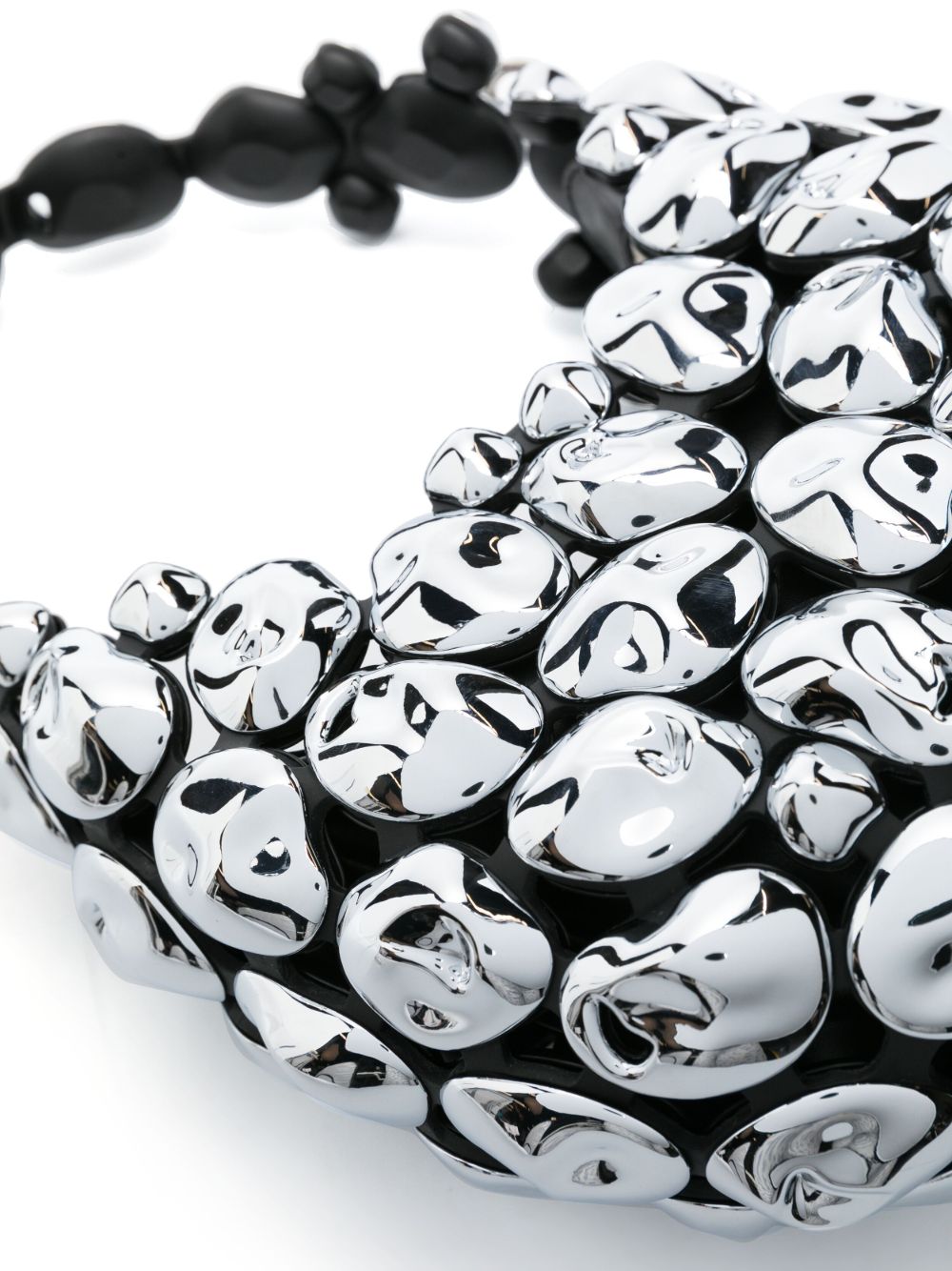 Stone Cloud Metallic Shoulder Bag