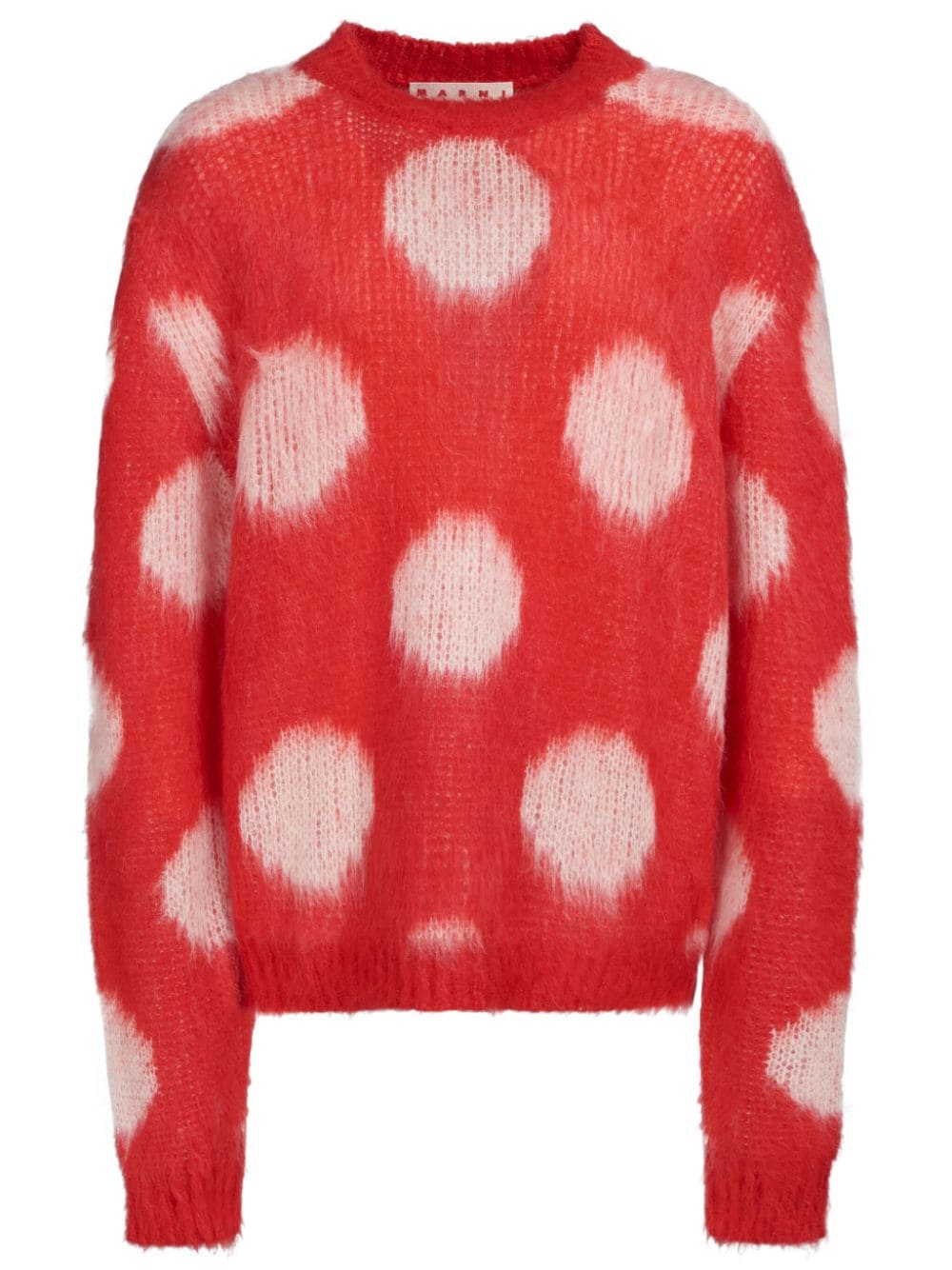 Polka-Dot Knitted Jumper