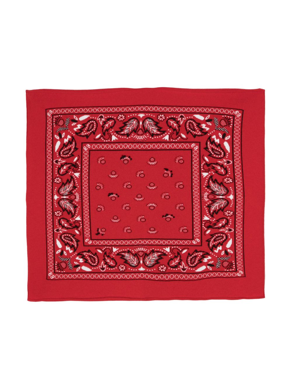 bandana-print scarf