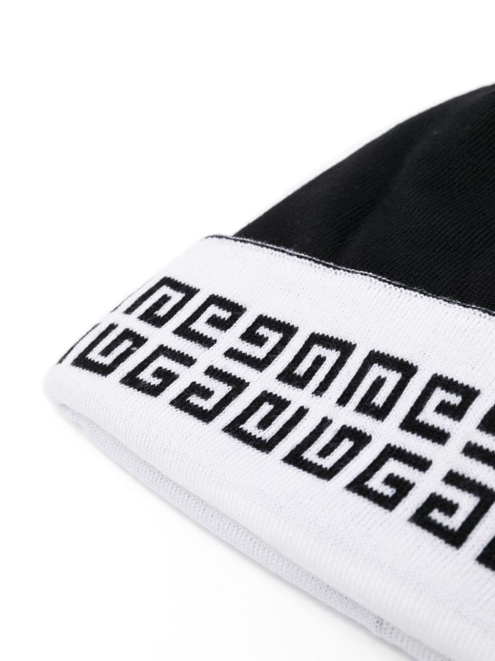 Logo-Print Wool Beanie