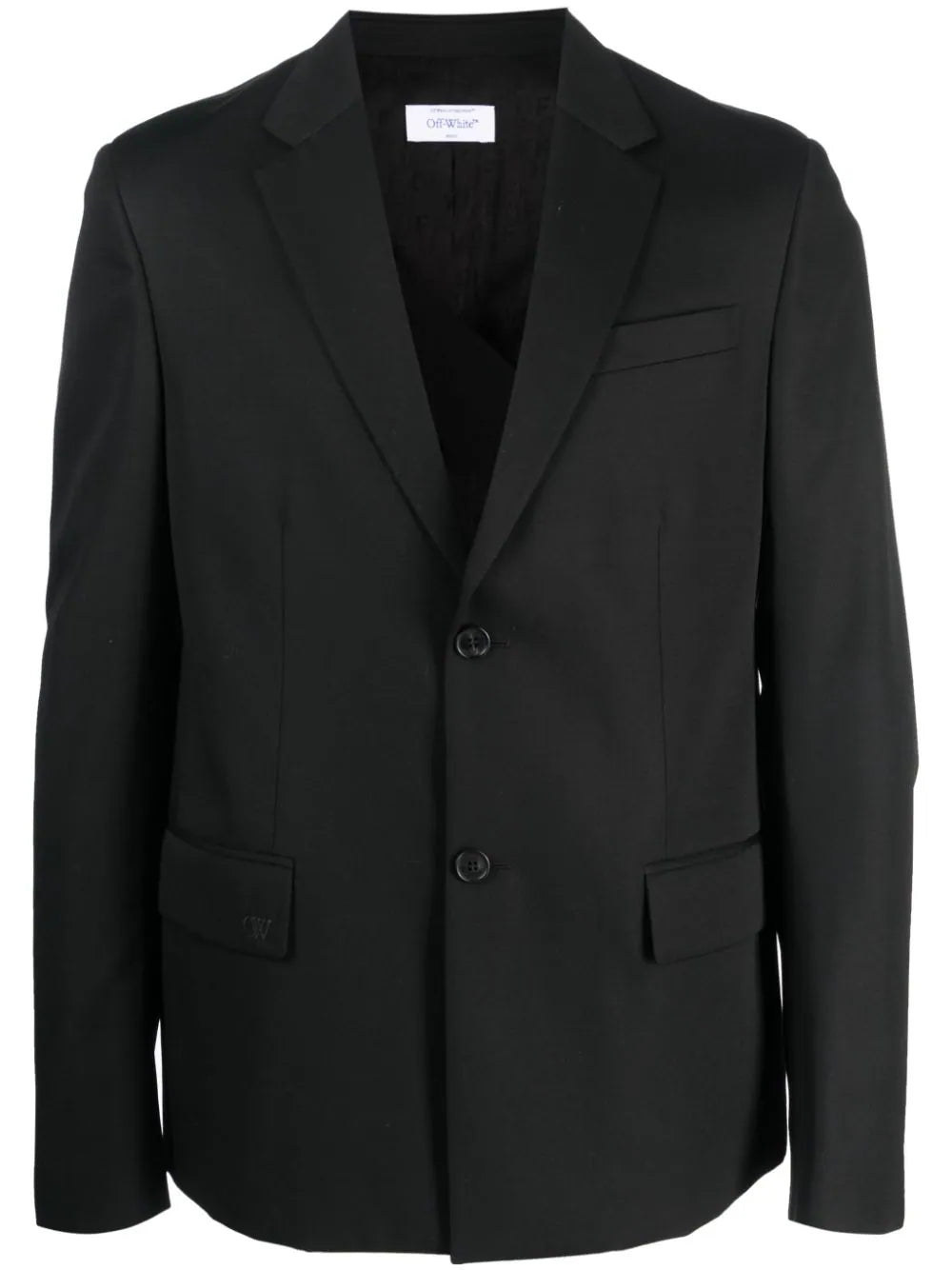 Single-Breasted Wool Blazer