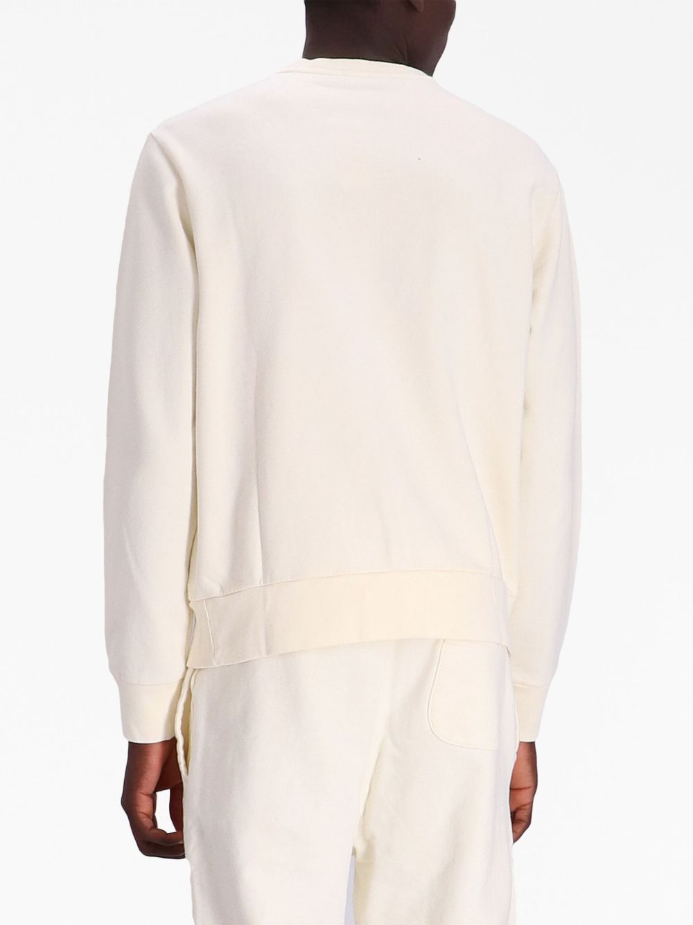 logo-embroidered cotton sweatshirt