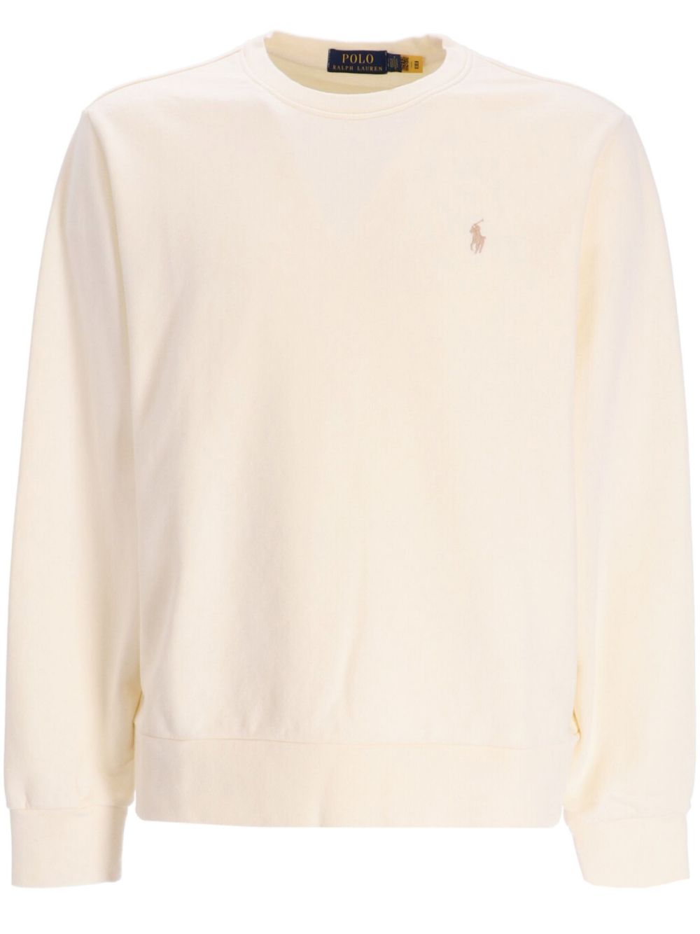 logo-embroidered cotton sweatshirt