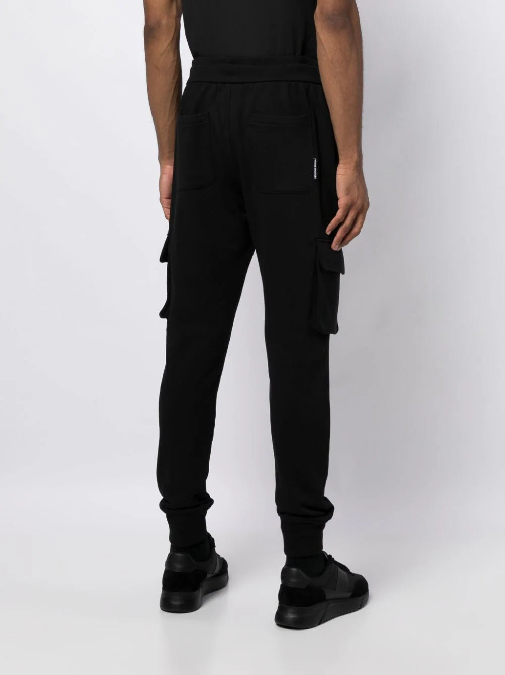 Cargo-Pockets Cotton Track Pants