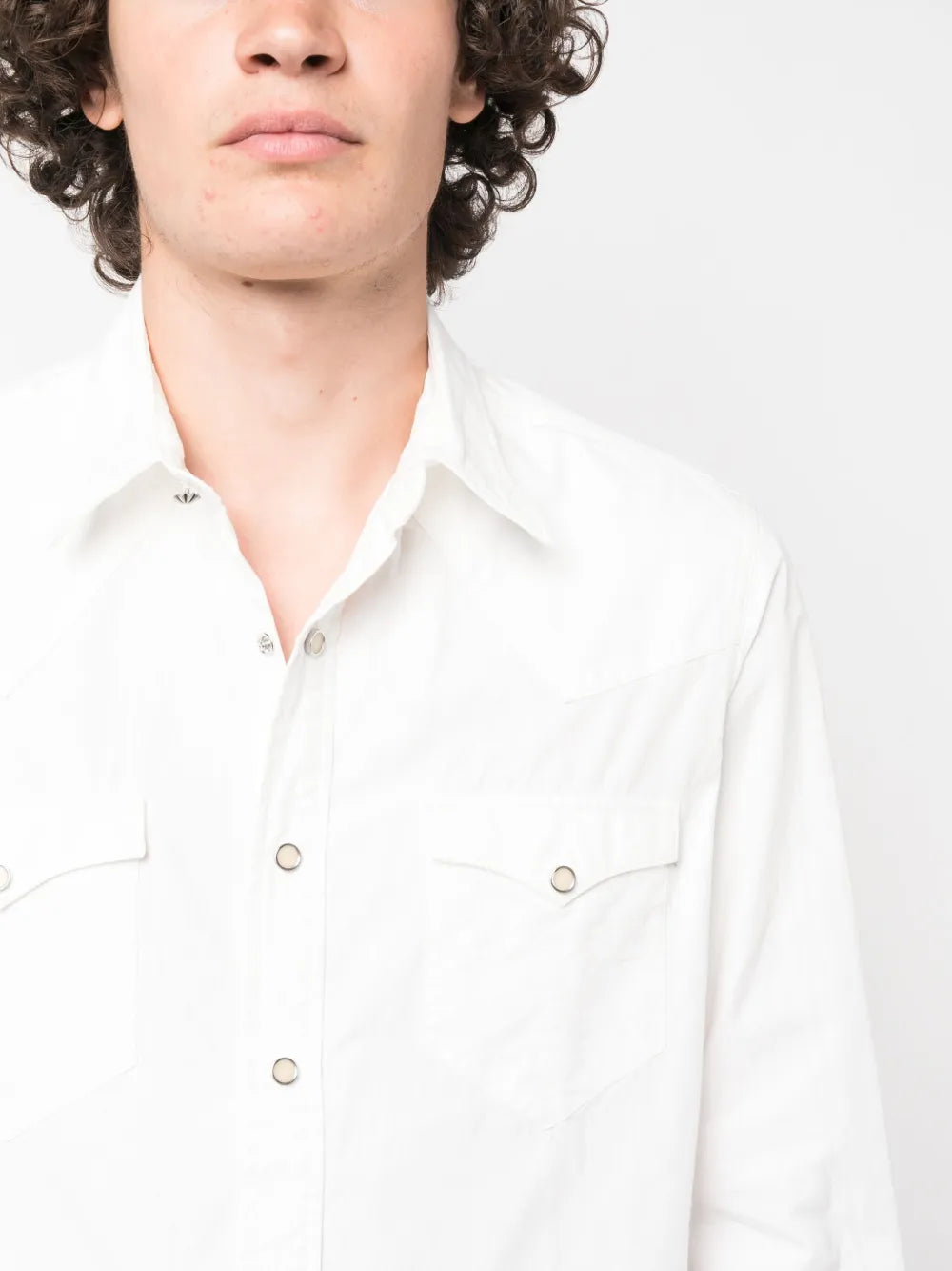 long-sleeve cotton shirt