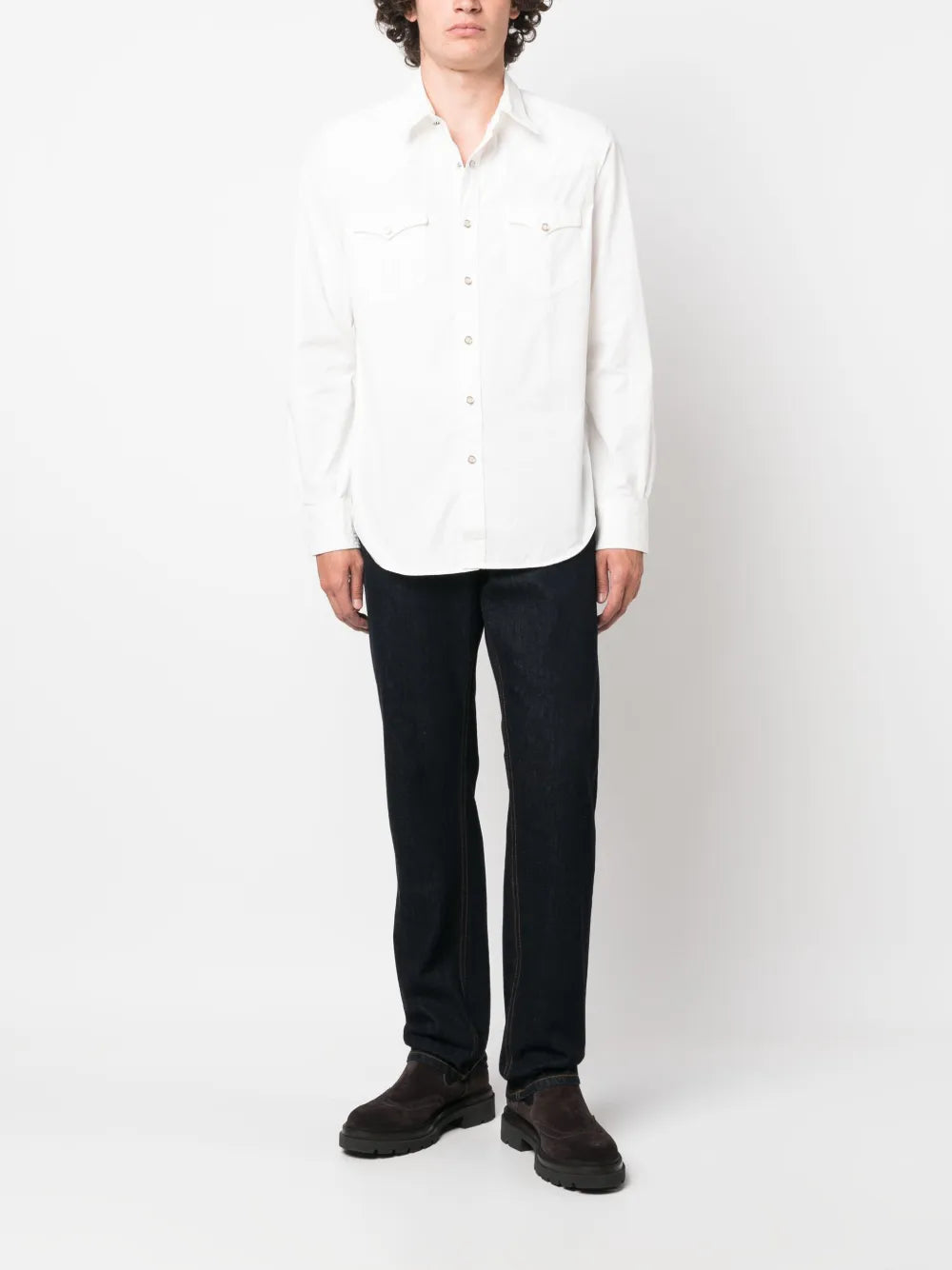 long-sleeve cotton shirt