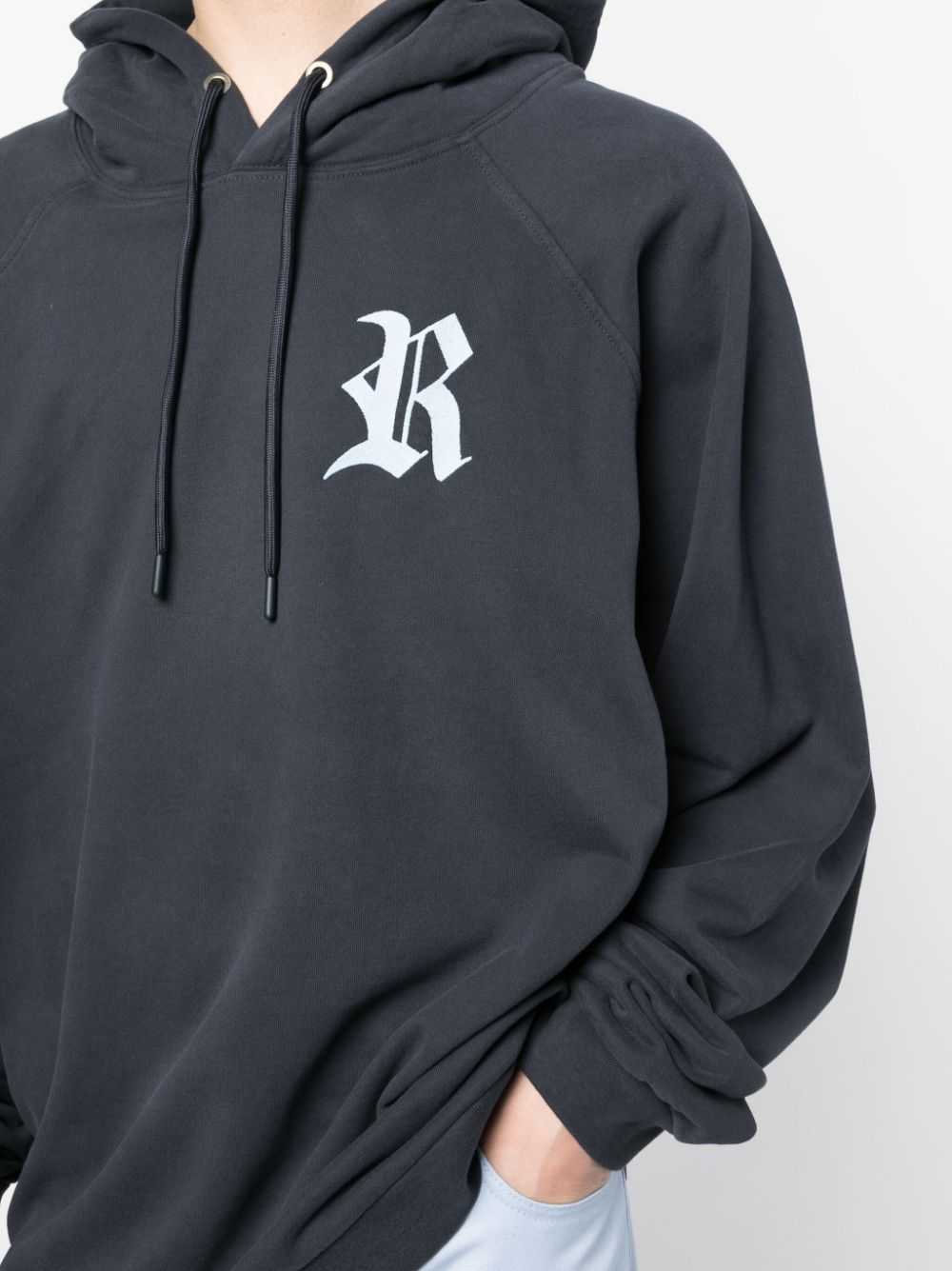 Logo-Embroidered Cotton Hoodie