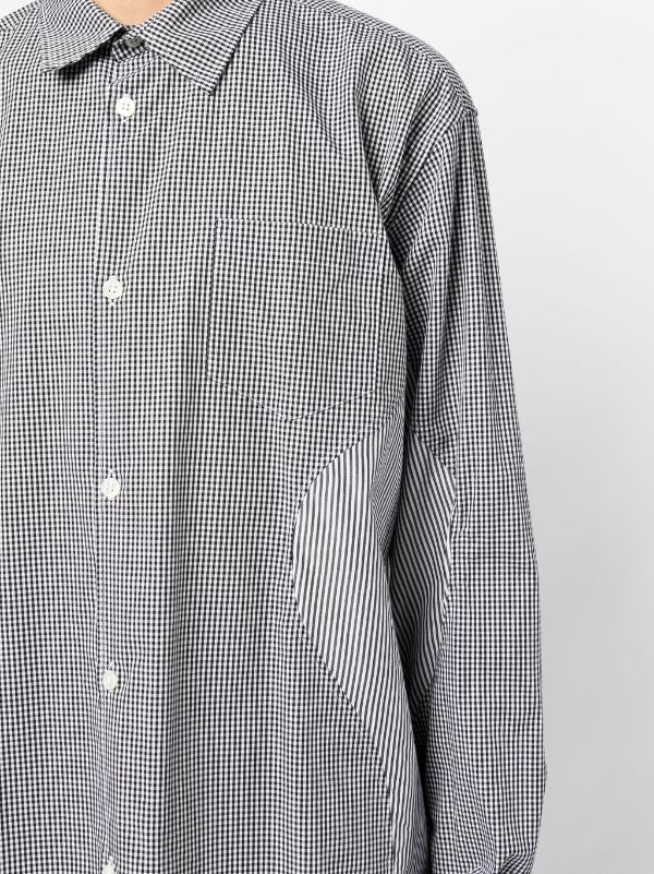 Mixed-Print Cotton Shirt