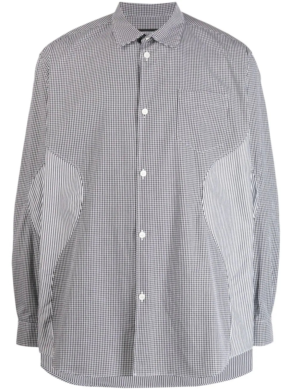 Mixed-Print Cotton Shirt