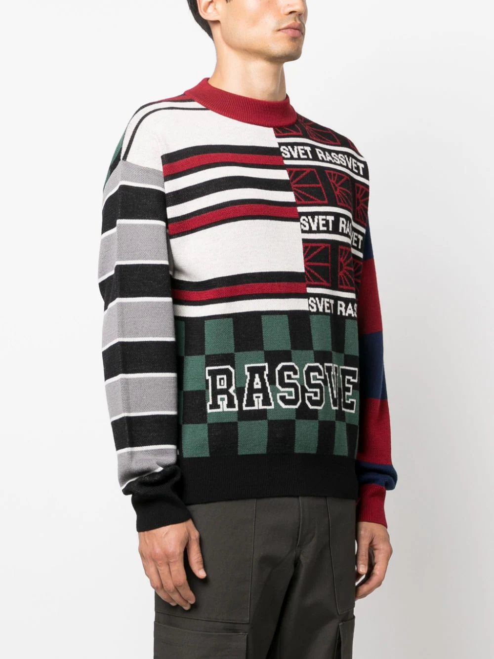 Intarsia-Knit Wool-Blend Jumper