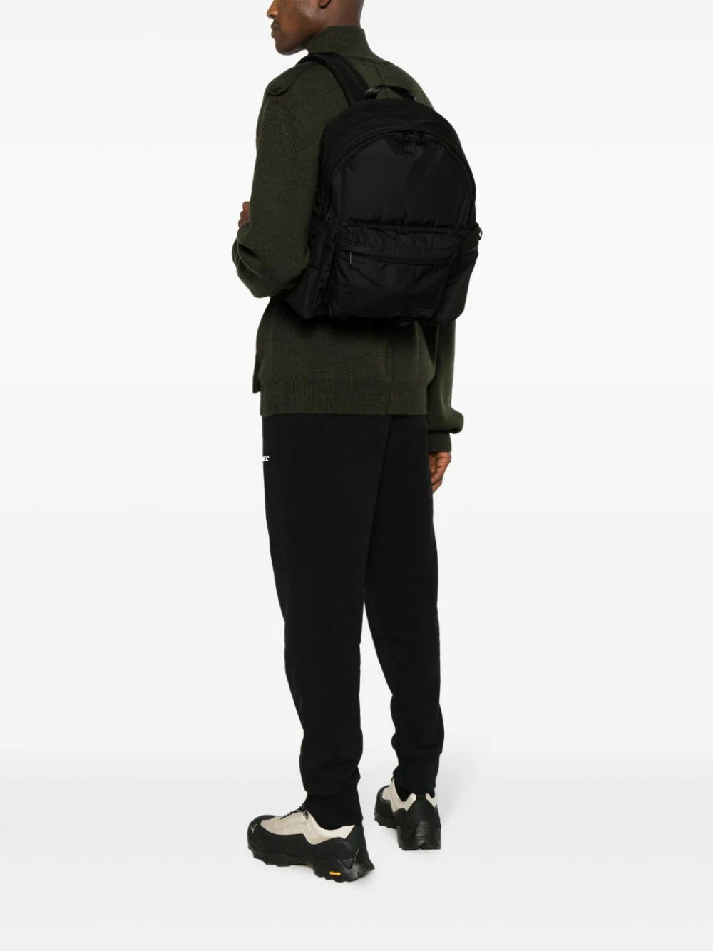 Logo-Patch Padded Backpack