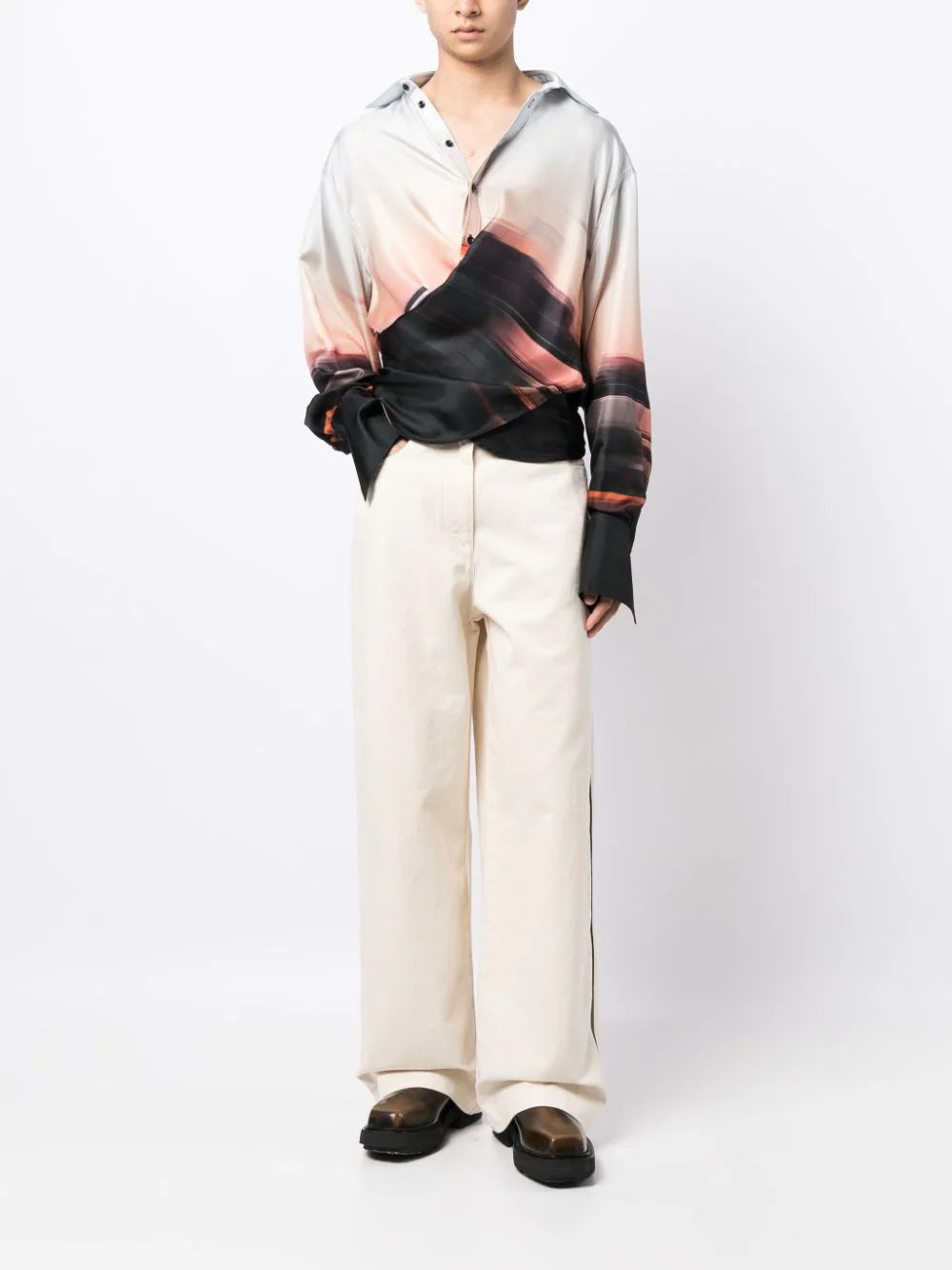 High Rise Wide Leg Jeans