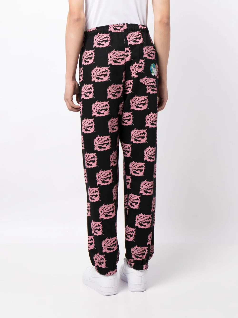 Graphic-Print Cotton Track Pants