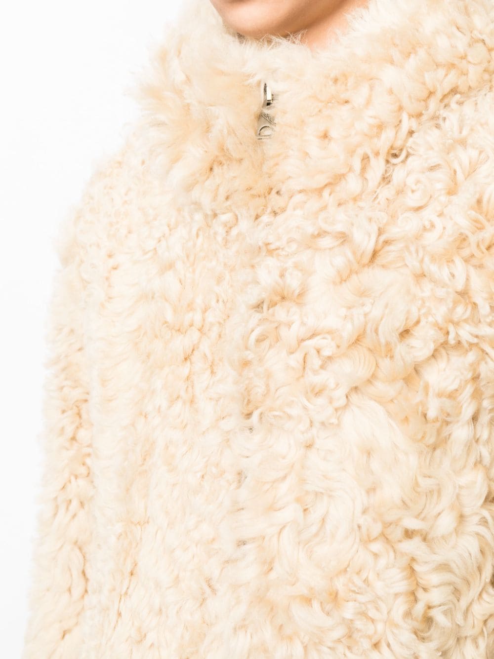 Faux-Fur Hooded Coat