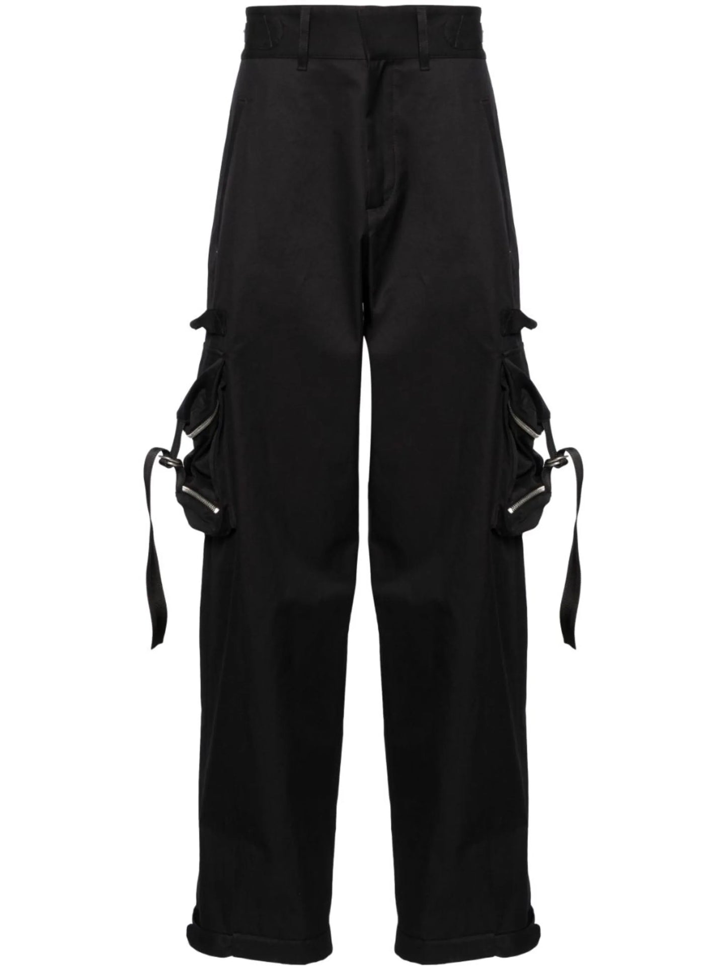 Straight-Leg Cargo Trousers