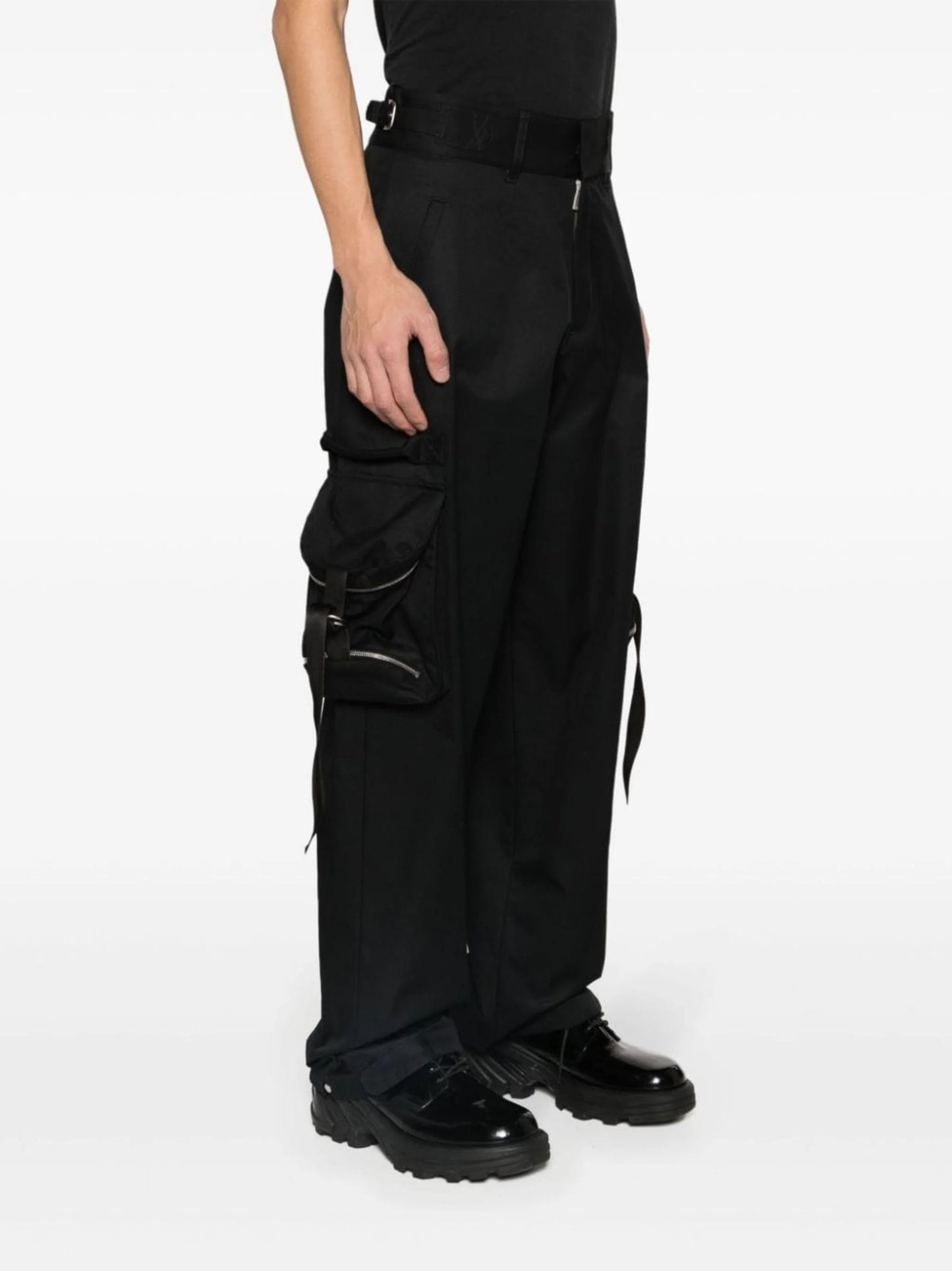 Straight-Leg Cargo Trousers