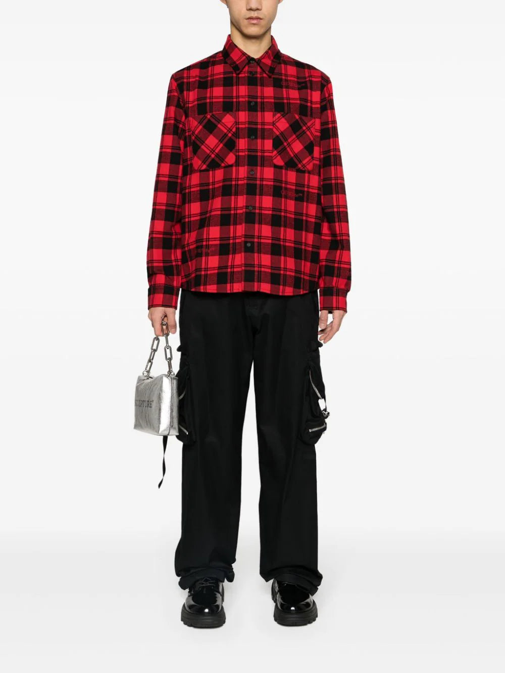 Straight-Leg Cargo Trousers