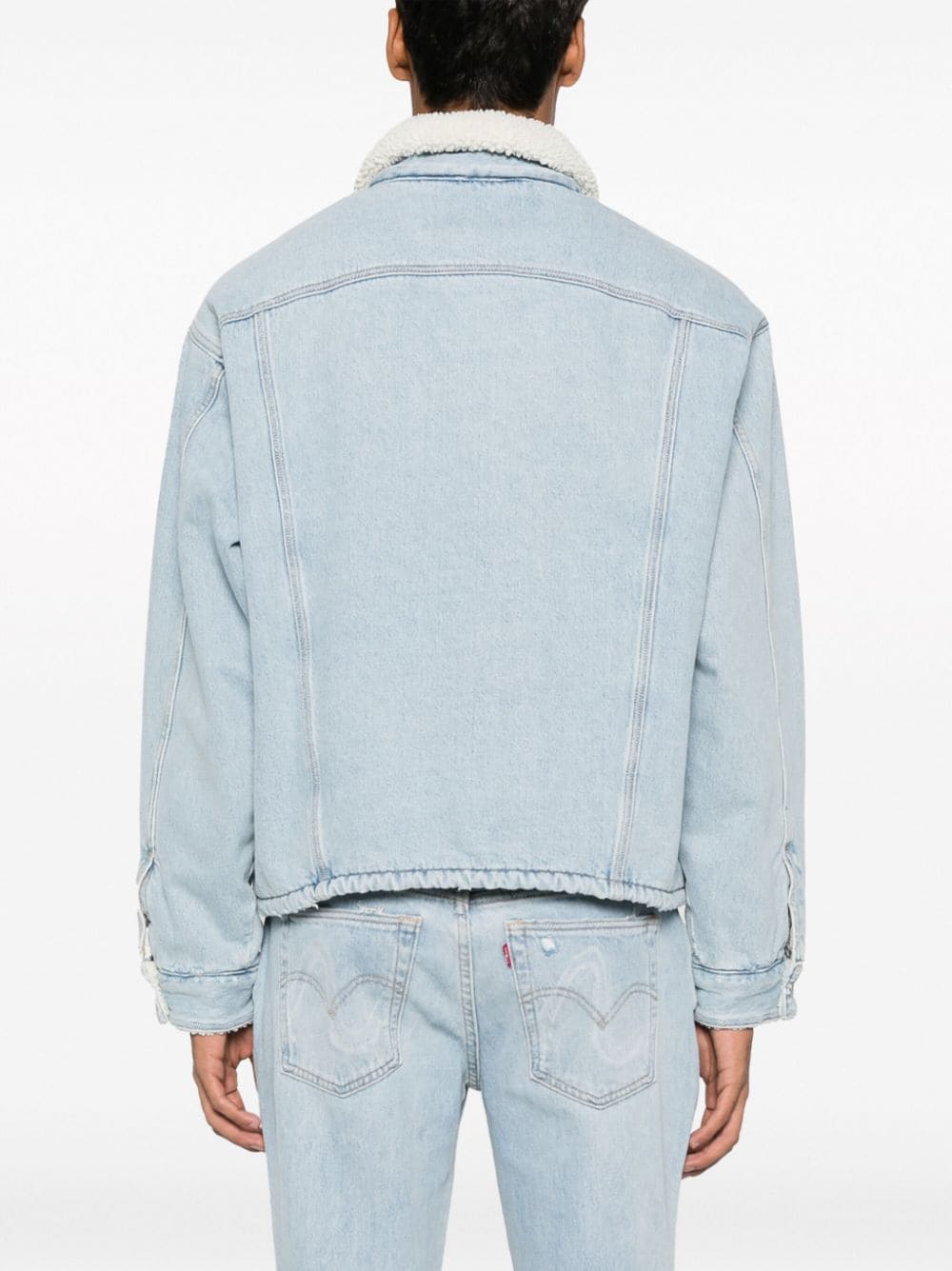 X Levi's Sherpa Trucker Denim Jacket