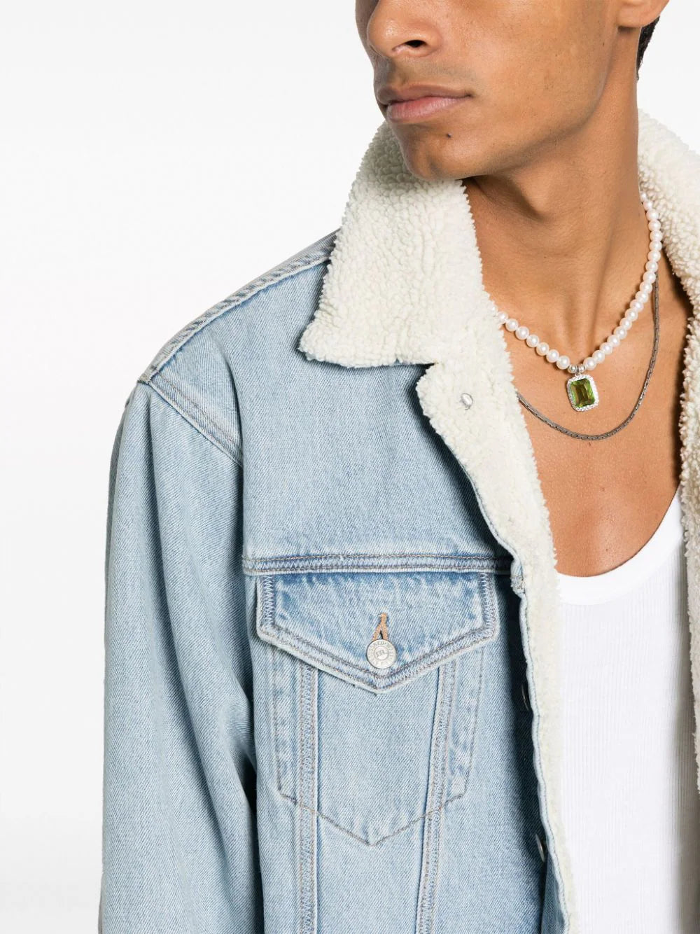 X Levi's Sherpa Trucker Denim Jacket