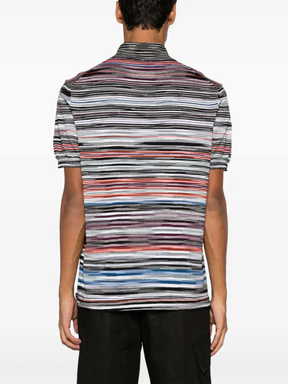 Striped Cotton Polo Shirt