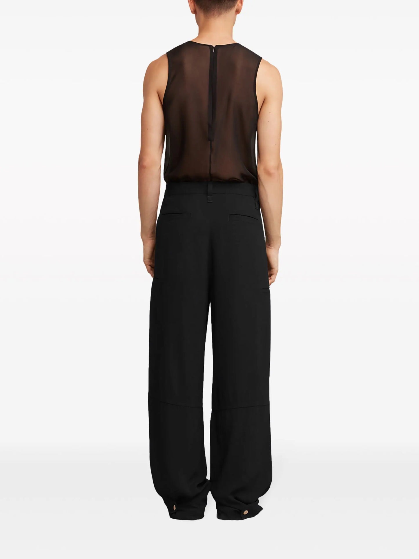 Tailored Wide-Leg Trousers